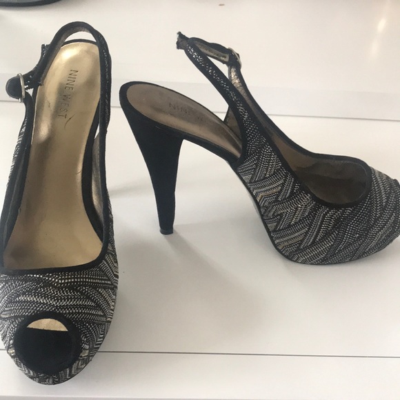 High heel peep toe shoes - Picture 3 of 4